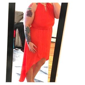 High Low Light Dress